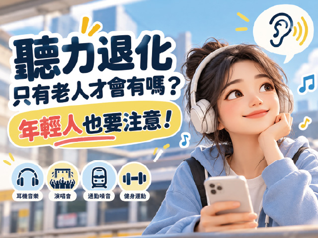  聽力退化只有老人才會有嗎？年輕人也要注意！ 